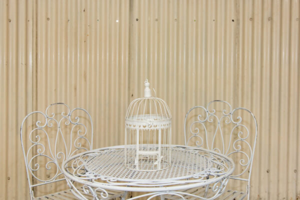 Cream birdcage