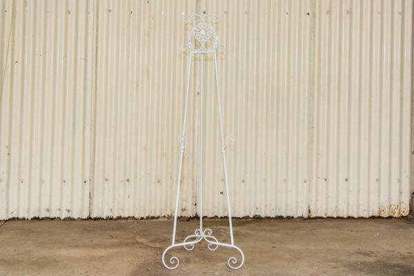 White easel