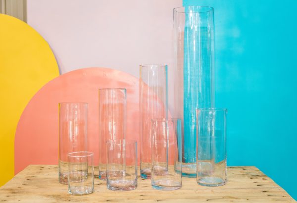 Cylinder vases