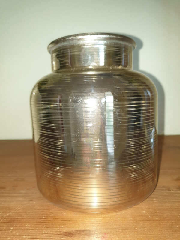 Gold taper vase
