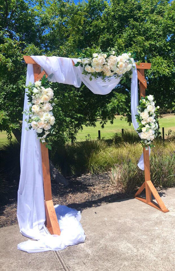 Ivy includes drapery and artificial real touch flowers
