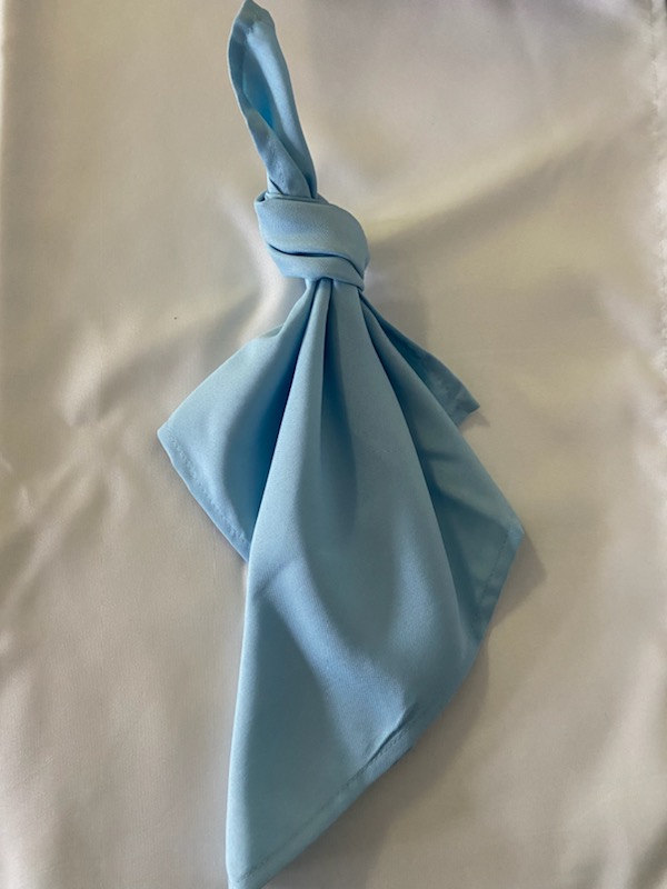 Napkins - pale blue linen - Style To Hire Adelaide