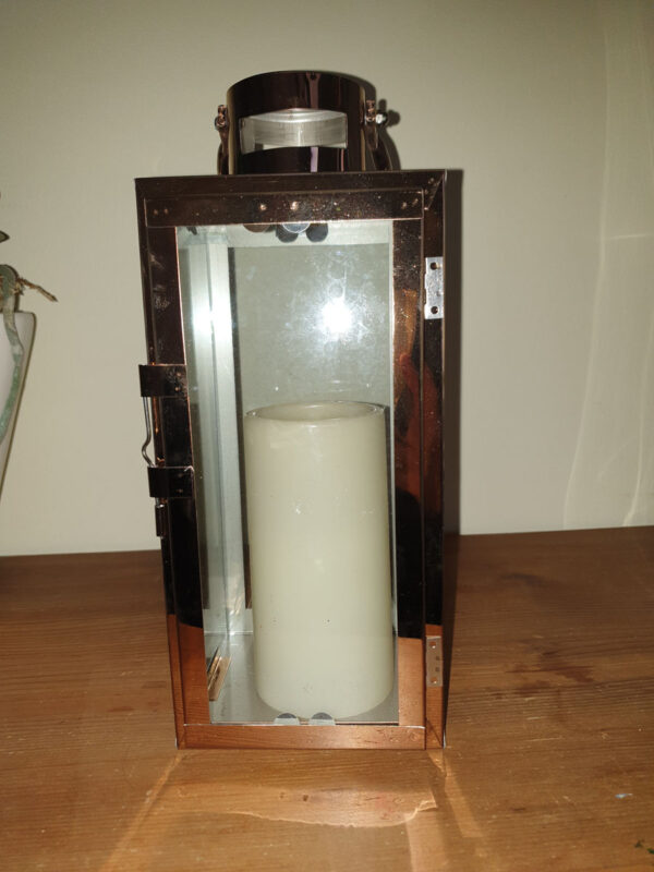 Rose gold lantern