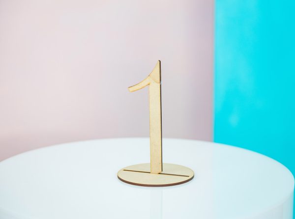 Wooden table numbers 1 -20