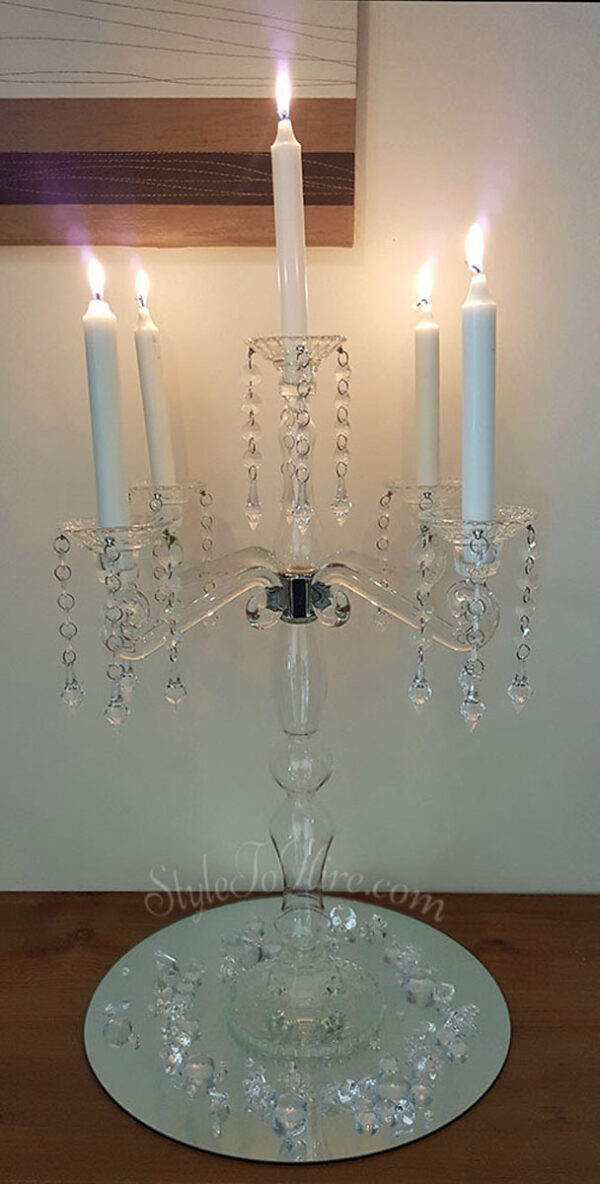 Glass Candelabra