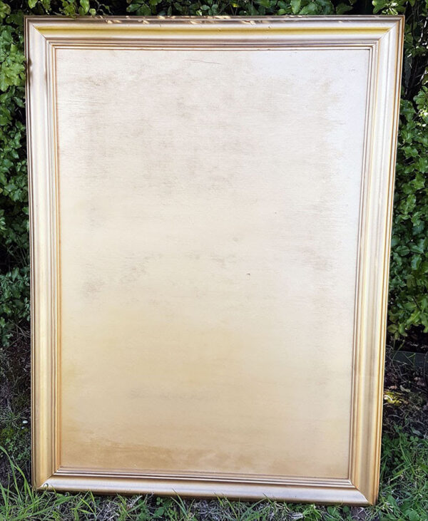 Gold frame - large on easel