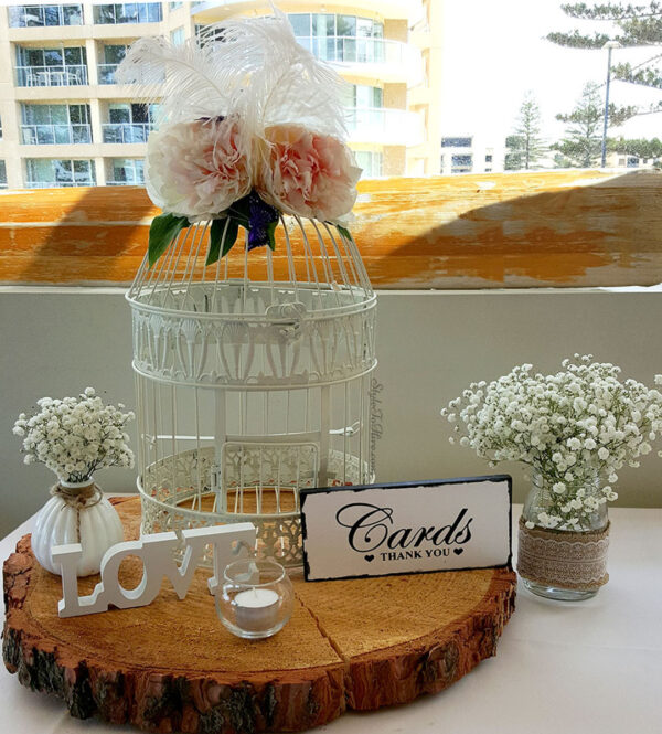 Cream birdcage