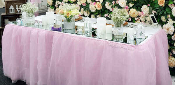 Pink tutu skirting