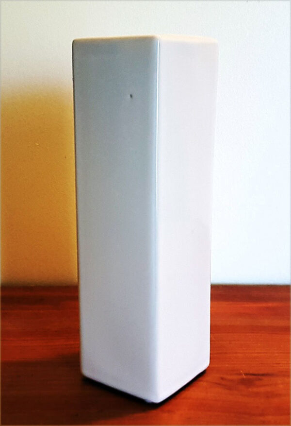 White ceramic vase